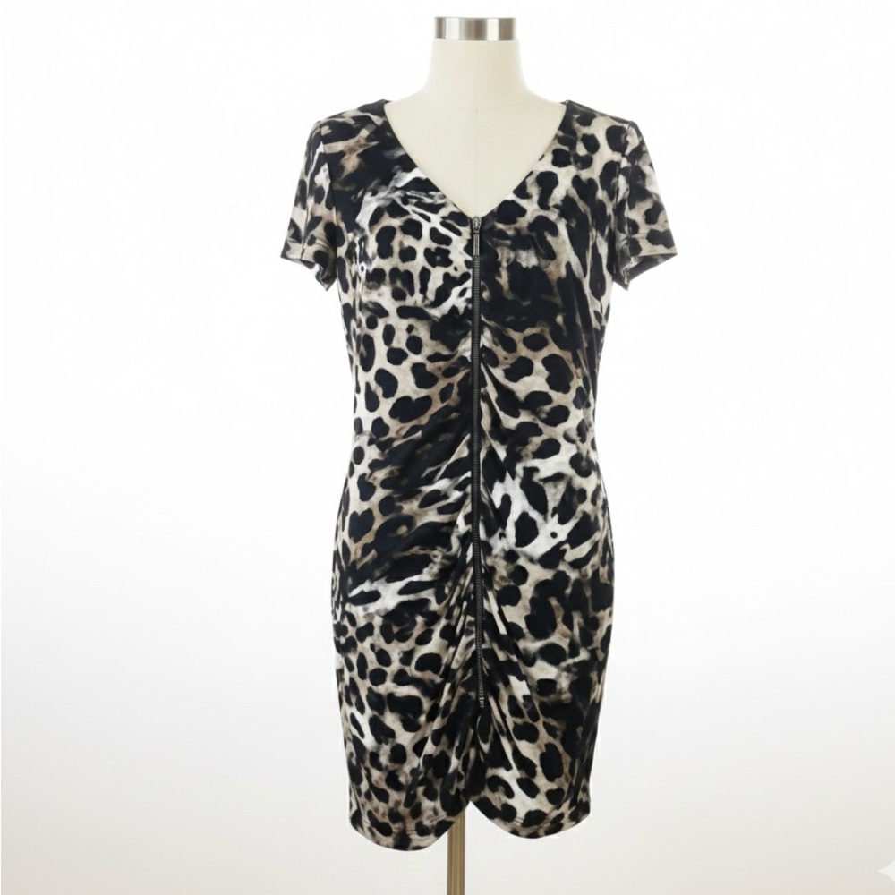 Jean Paul Berlin Leopard Print Dress SS Sz 8